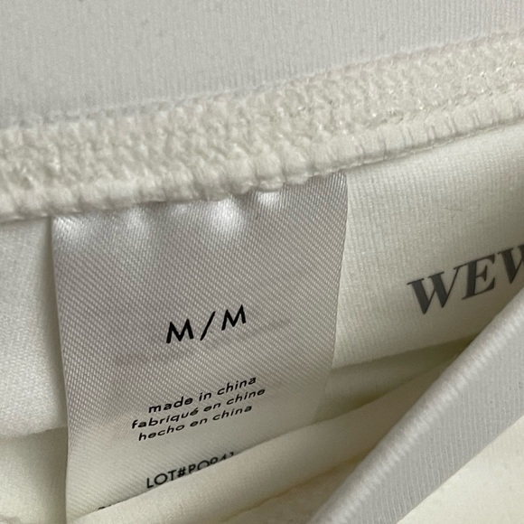 WeWoreWhat Activewear Skort in Optic White Size M NWT - Picture 8 of 10